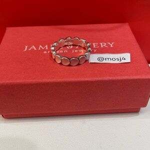 James Avery Enamel Connected Hearts Ring